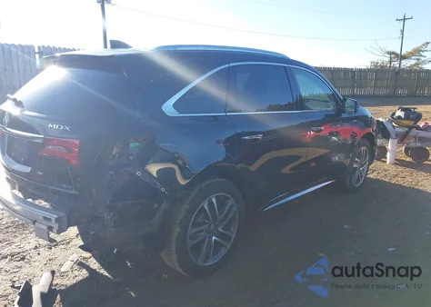 2017 Acura Mdx Sport Hybrid Advance Package from USA, damaged, VIN 5FRYD7H77HB001451